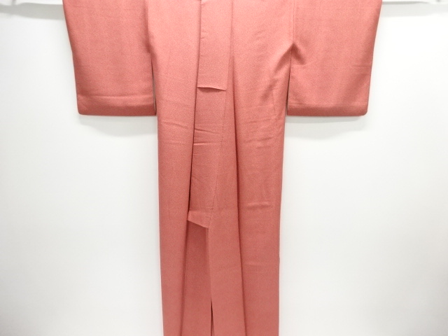  抽象模様一つ紋江戸小紋着物(重ね衿付き)